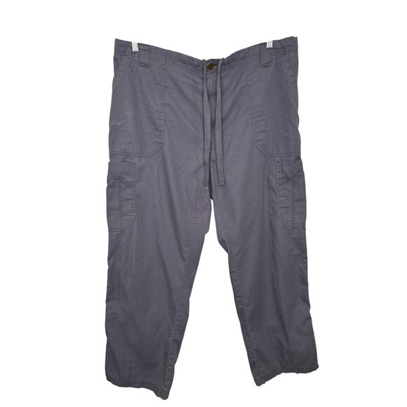 Carhartt Men's XL Scrubs Cotton Medical Uniform Casual Drawstring Pants Gray - Picture 1 of 6